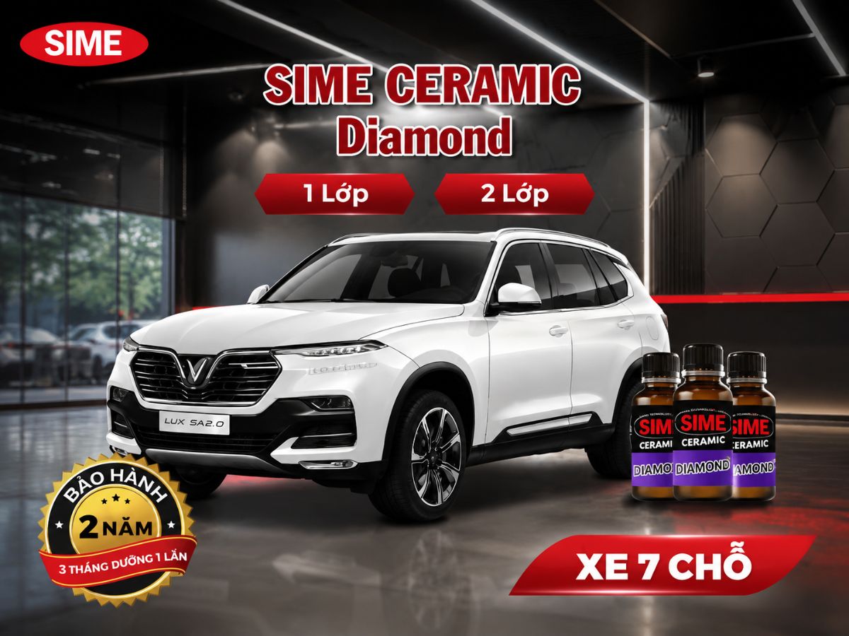 CERAMIC SIME – Phủ Ceramic Bảo Vệ Sơn Xe Ô Tô Chuyên Nghiệp